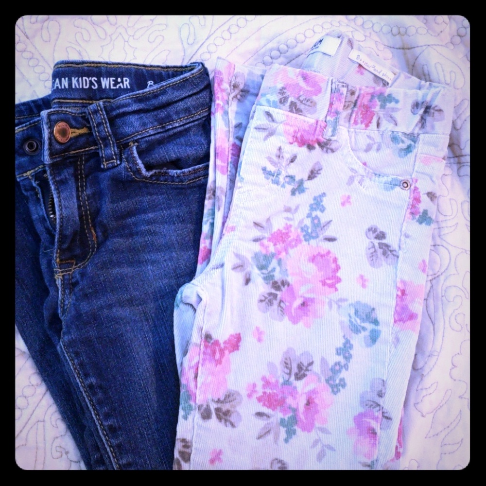 4y SLIM Girls Jeans Lot (2) EUC